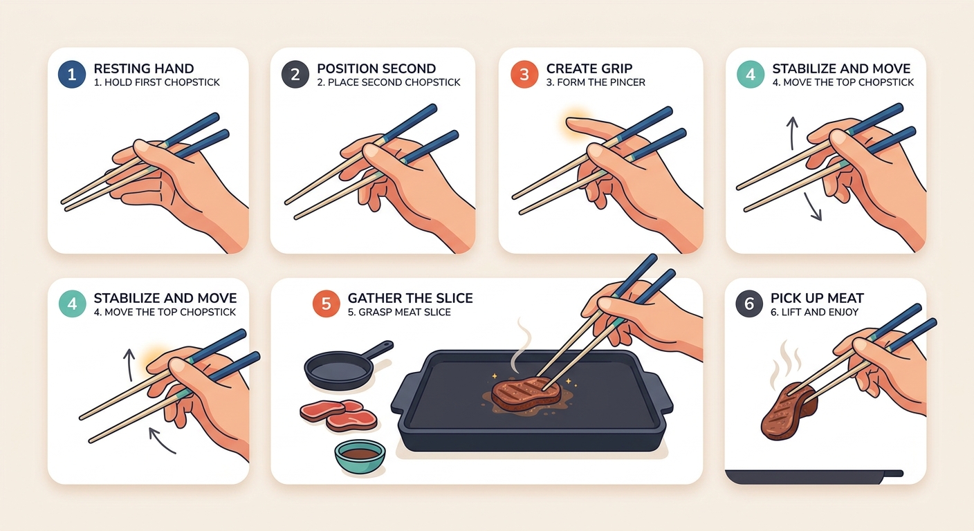 How to eat Teppanyaki