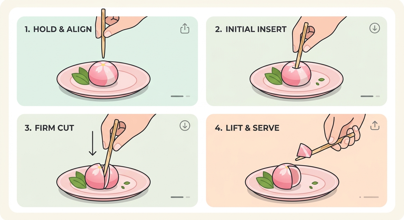 How to eat Wagashi